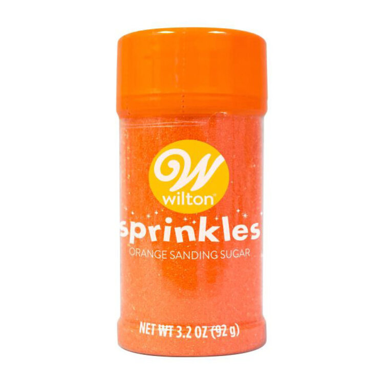 Wilton 3.2oz Orange Sanding Sugar