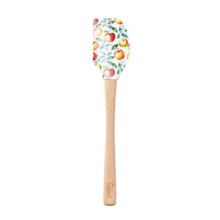Tovolo Apple Silicone Spatula with Wood Handle