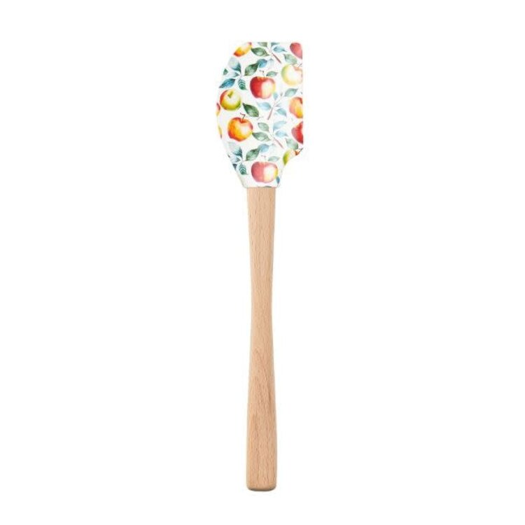 Tovolo Apple Silicone Spatula with Wood Handle