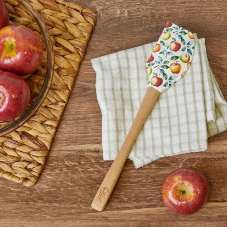 Tovolo Apple Silicone Spatula with Wood Handle