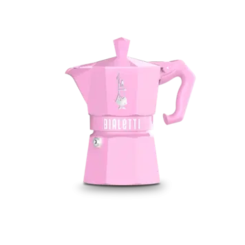 Bialetti Moka 3 cup Pink Espresso Maker