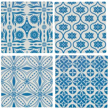 Tangier Coasters, set of 4