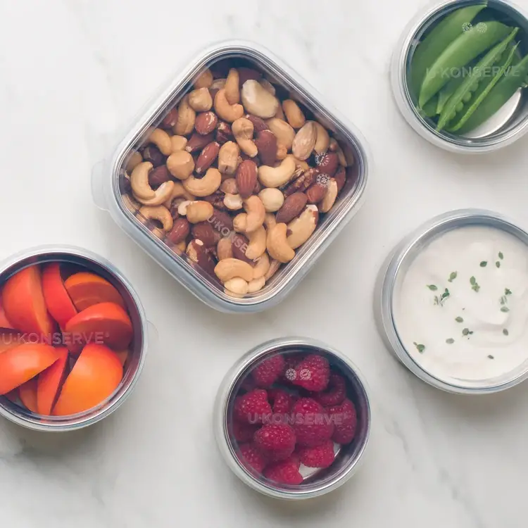 Round Bento with Silicone Lid, set of 3