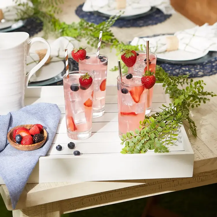 Assorted Metallic Paper Straws, set of 100