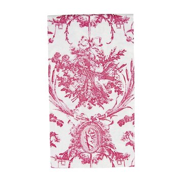 Rose Toile Paper Dinner Napkins
