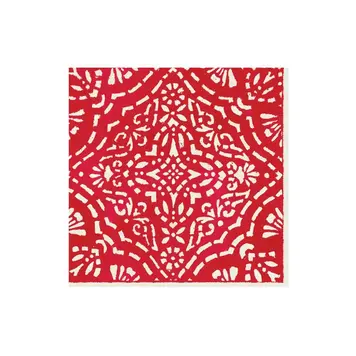 Red Annika Paper Cocktail Napkins