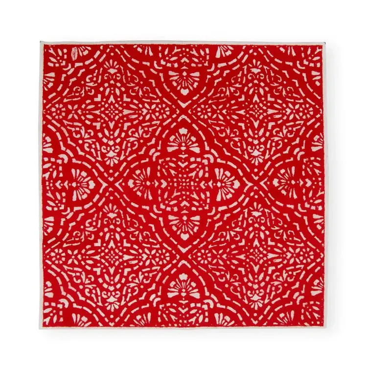 Red Annika Paper Cocktail Napkins