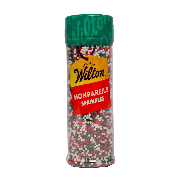 Wilton 4.6oz Christmas Holiday Mix Nonpareils