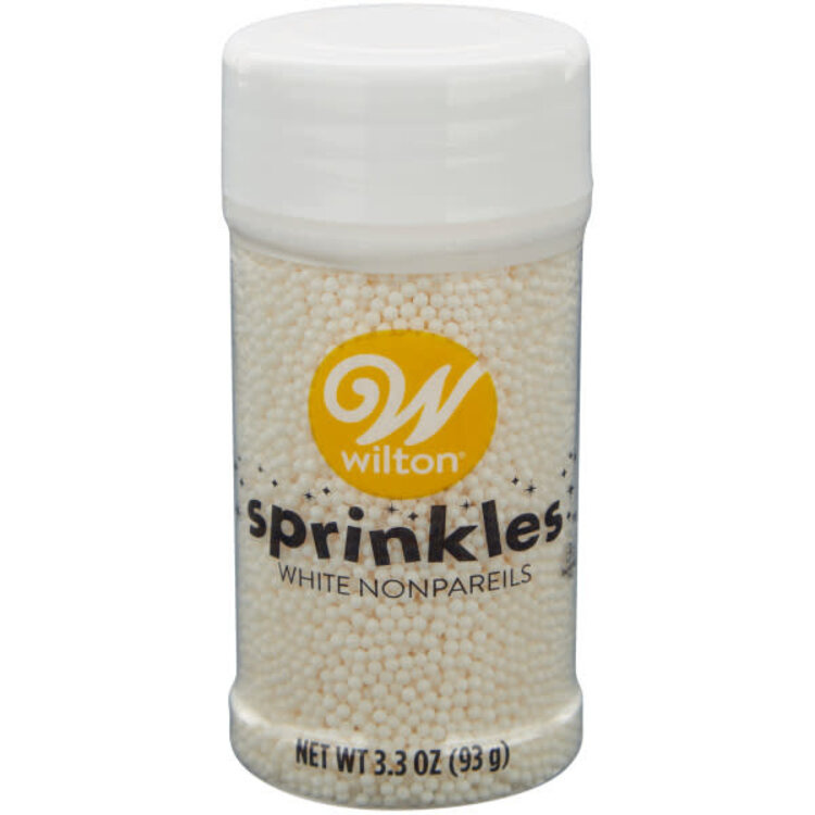 Wilton 3.3oz White Non-Pareils