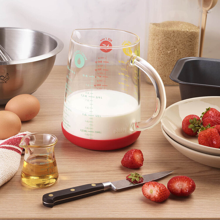 Measuring Jug with Red Handle