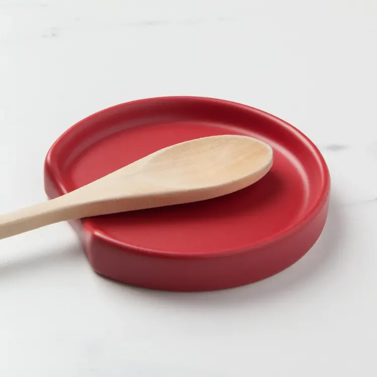 Carmine Red Spoon Rest