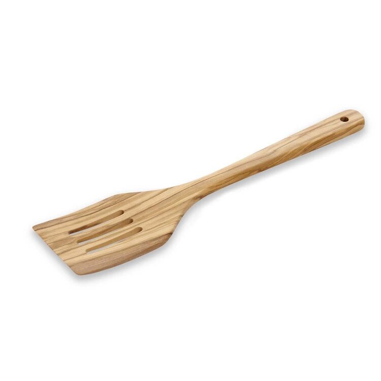 Olive Wood Slotted Spatula Turner