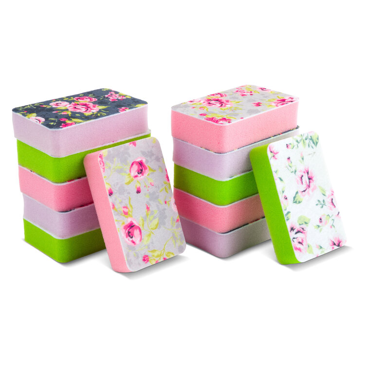 Roses Sponges, set of 12