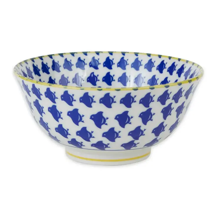 6" Mixed Color Japanese Bowls