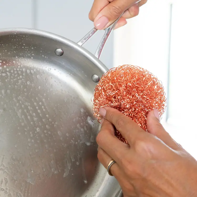 Copper Scrubbers, set of 3