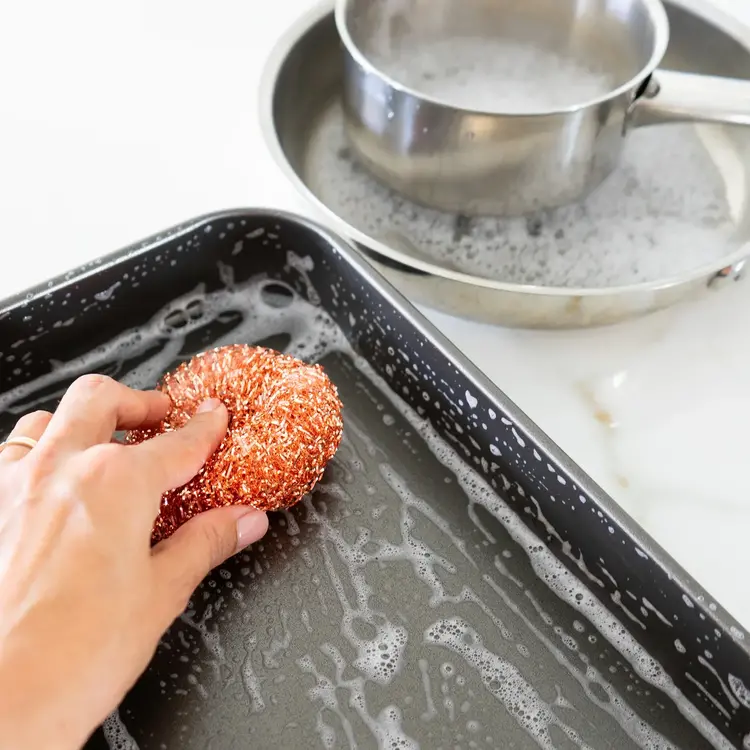 Copper Scrubbers, set of 3