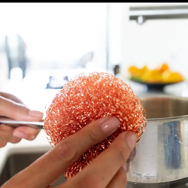 Copper Scrubbers, set of 3