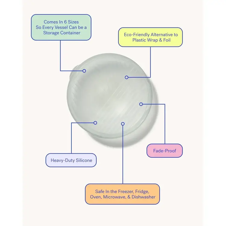 GIR | Get It Right Frost Stretch Bowl Covers, set of 6