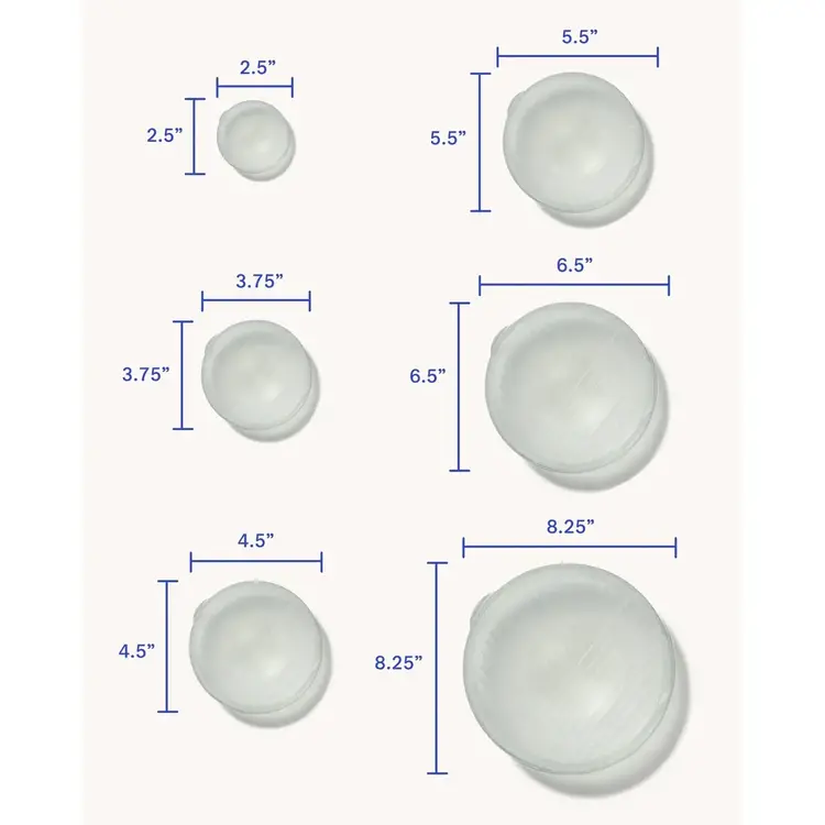 GIR | Get It Right Frost Stretch Bowl Covers, set of 6