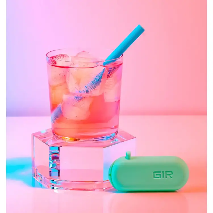 GIR | Get It Right Kids Silicone Straws & Brush, set of 5