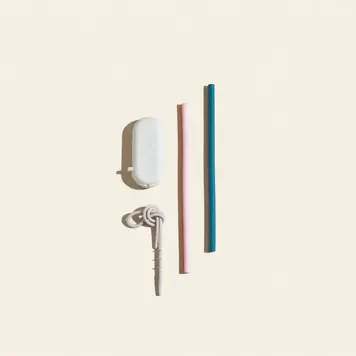 GIR | Get It Right Silicone Straws & Brush, set of 2