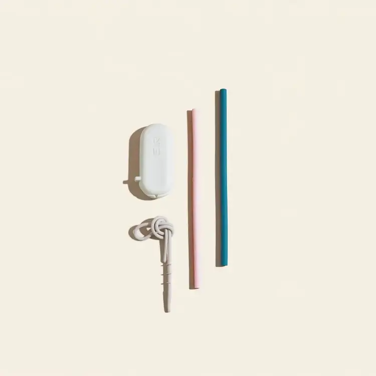 GIR | Get It Right Silicone Straws & Brush, set of 2