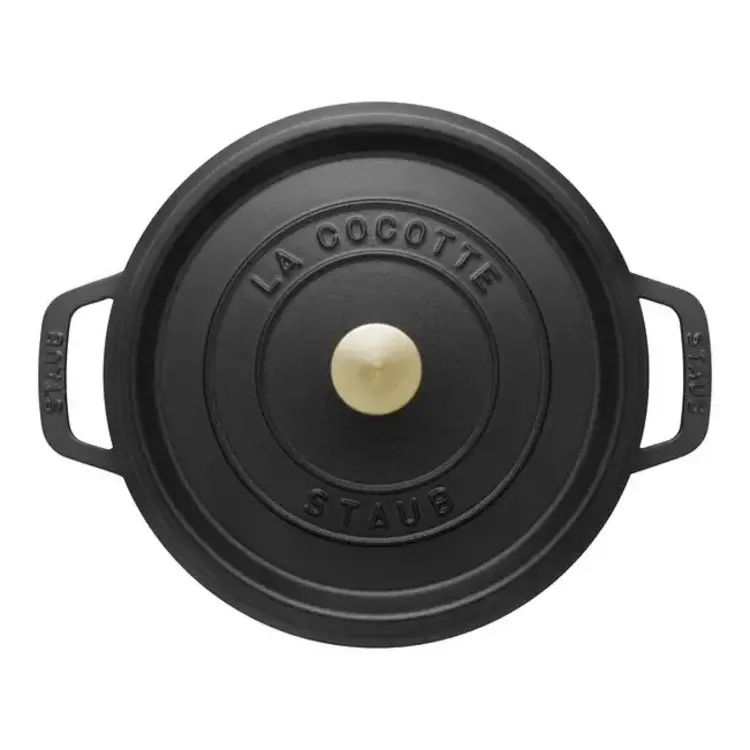 Staub 4 quart Black Dutch Oven