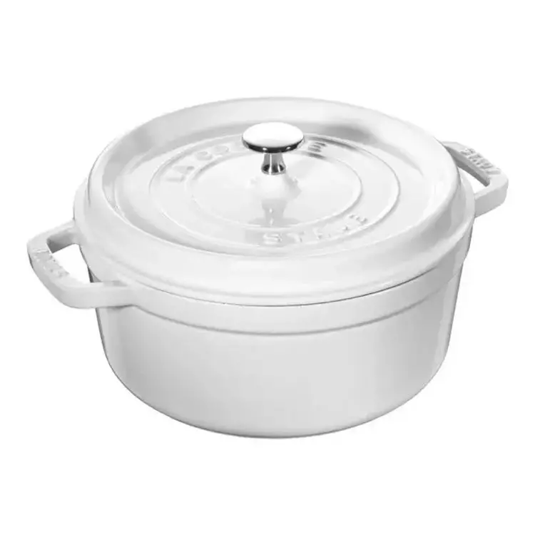 Staub 4 quart White Dutch Oven
