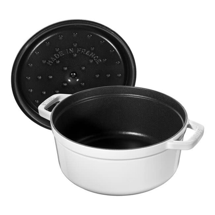Staub 4 quart White Dutch Oven