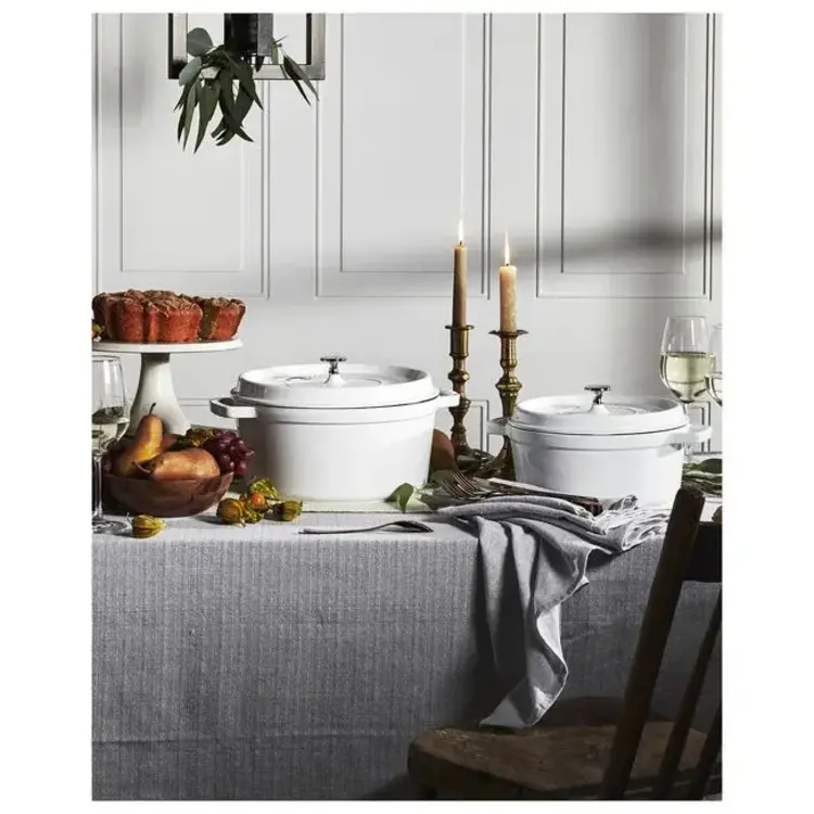 Staub 4 quart White Dutch Oven