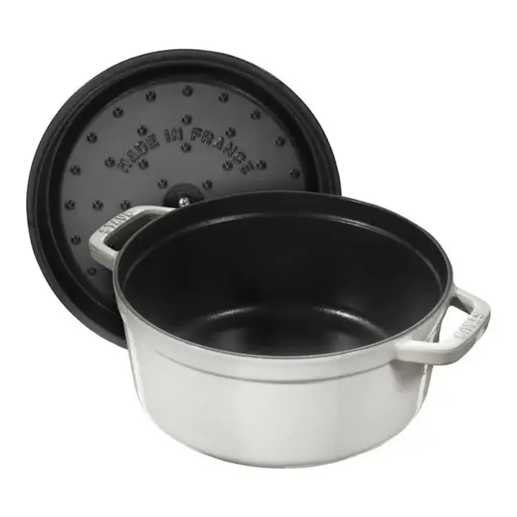 Staub 4 quart White Truffle Dutch Oven