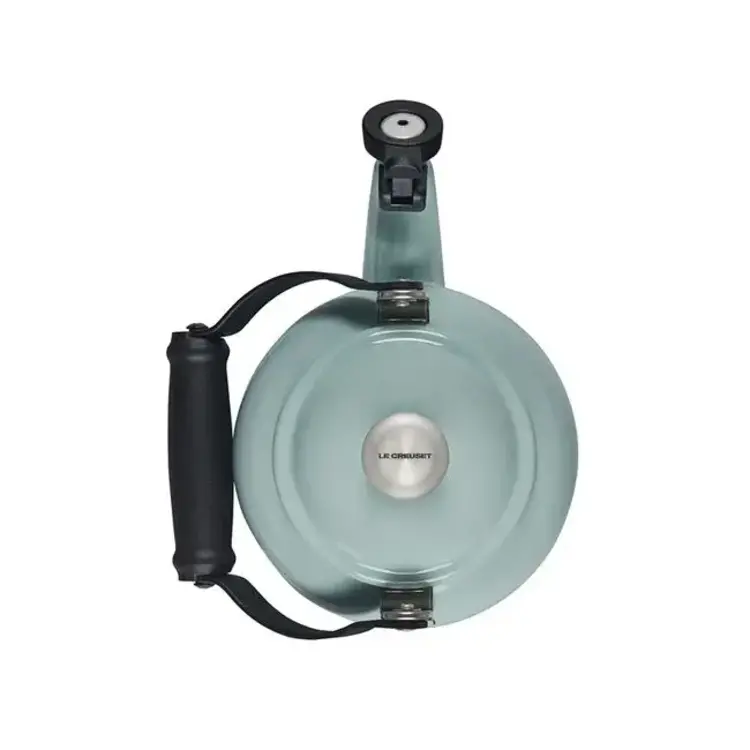 Le Creuset 1.25 quart Sea Salt Whistling Tea Kettle