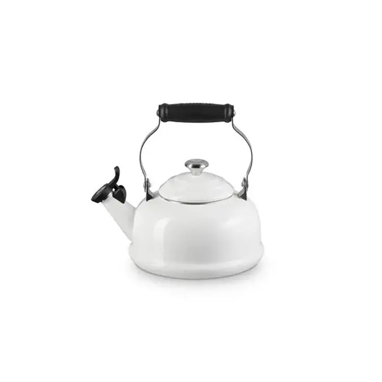 Le Creuset Le Creuset 1.7qt White Whistling Tea Kettle