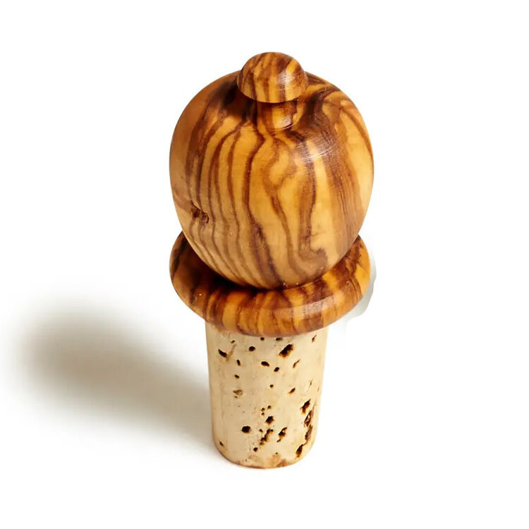 Olive Wood Bottle Stopper