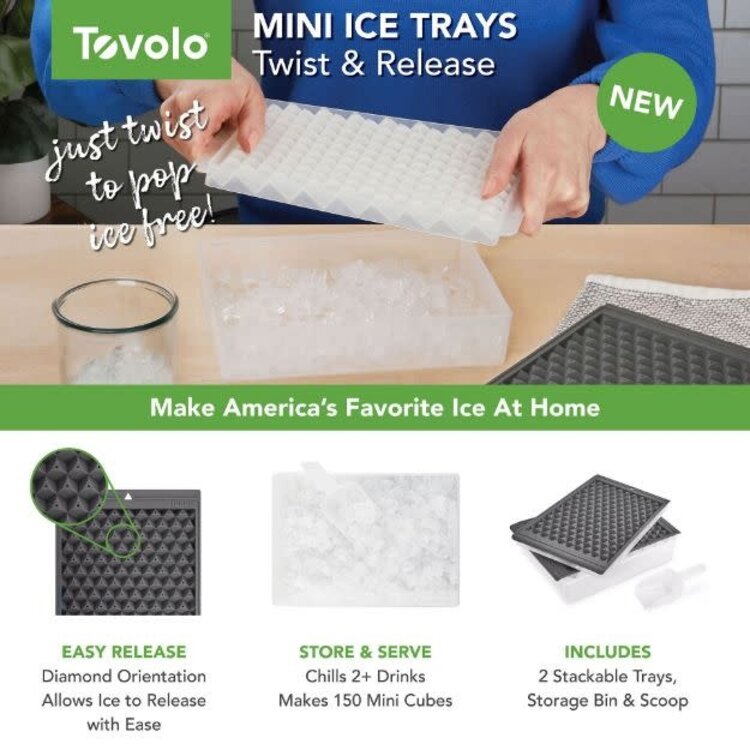 Tovolo Squeeze Mini Ice Trays, set of 2