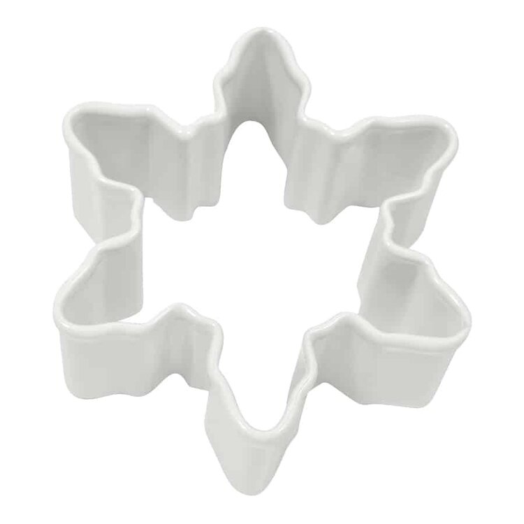 White Mini Snowflake Cookie Cutter
