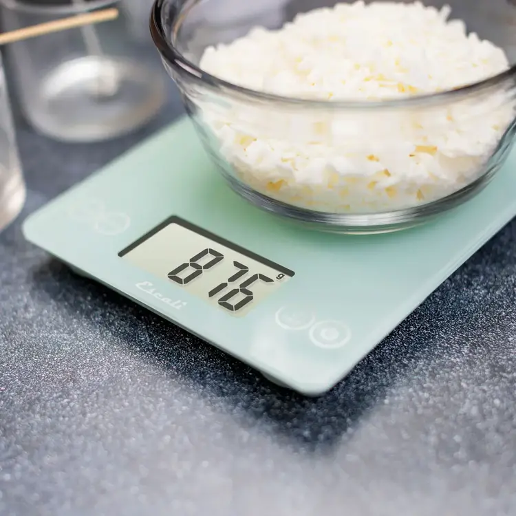 Escali Classic Teal Glass Digital Scale