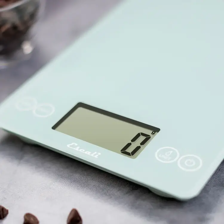 Escali Classic Teal Glass Digital Scale