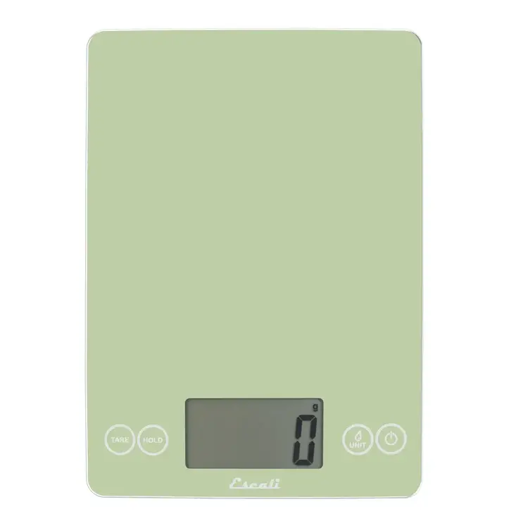 Escali Classic Green Glass Digital Scale