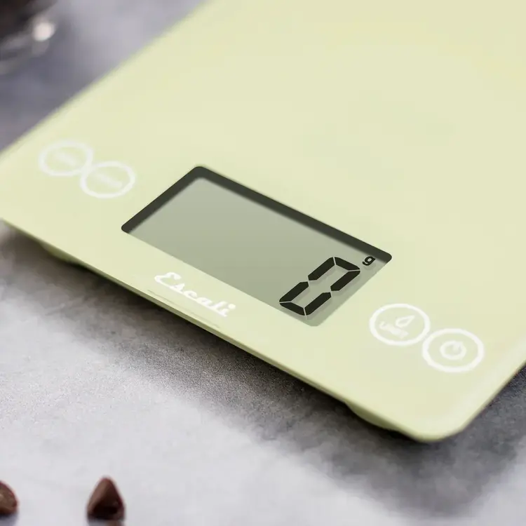 Escali Classic Green Glass Digital Scale