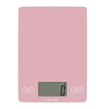 Escali Classic Pink Glass Digital Scale