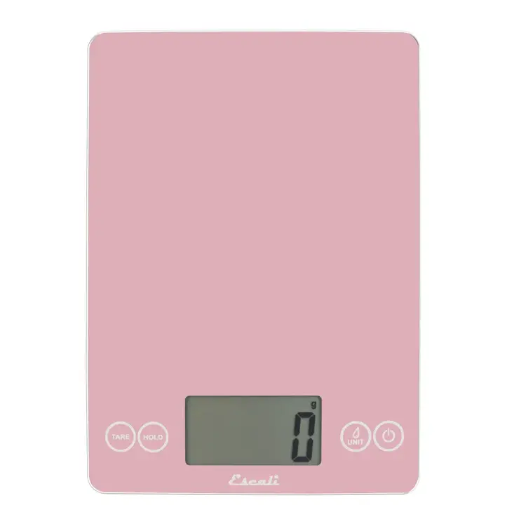 Escali Classic Pink Glass Digital Scale
