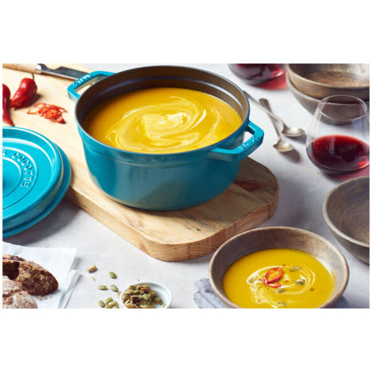 Staub 4 quart Turquoise Dutch Oven