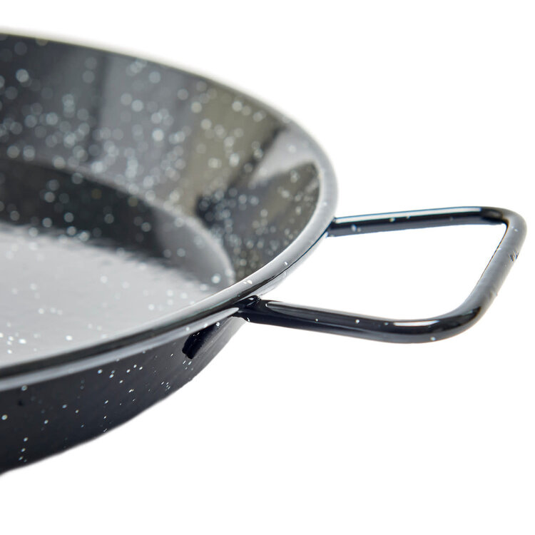 13" Induction Safe Enameled Paella Pan
