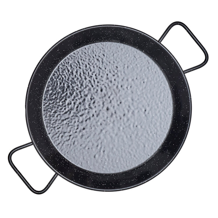 13" Induction Safe Enameled Paella Pan