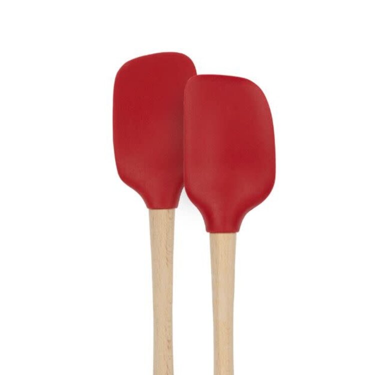 Tovolo Cayenne Red Mini Silicone Spatula & Spoonula Set