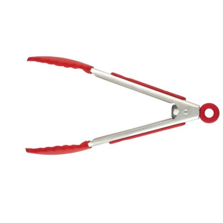 Tovolo Cayenne Red Silicone Mini Tongs