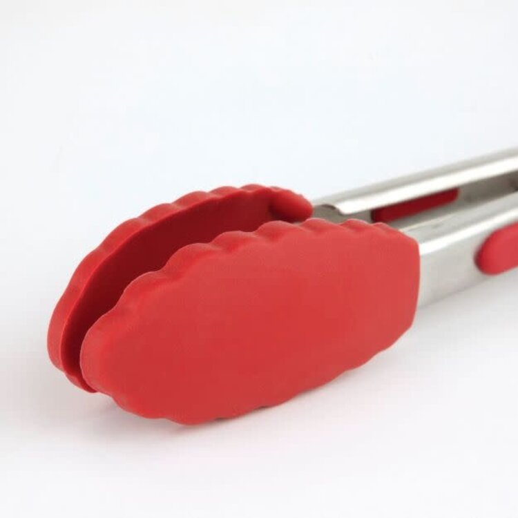 Tovolo Cayenne Red Silicone Mini Tongs