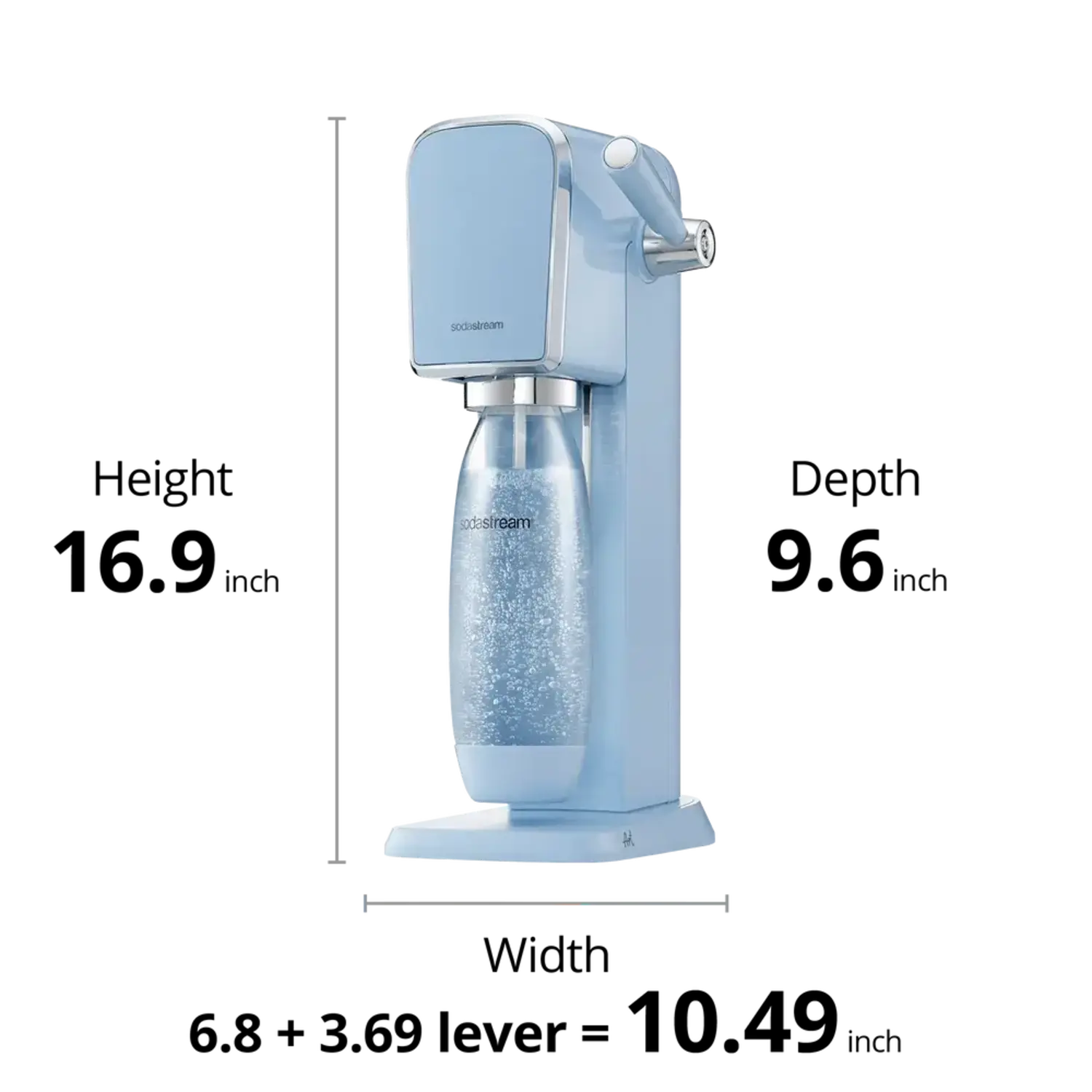 sodastream art, misty blue CQC - Whisk