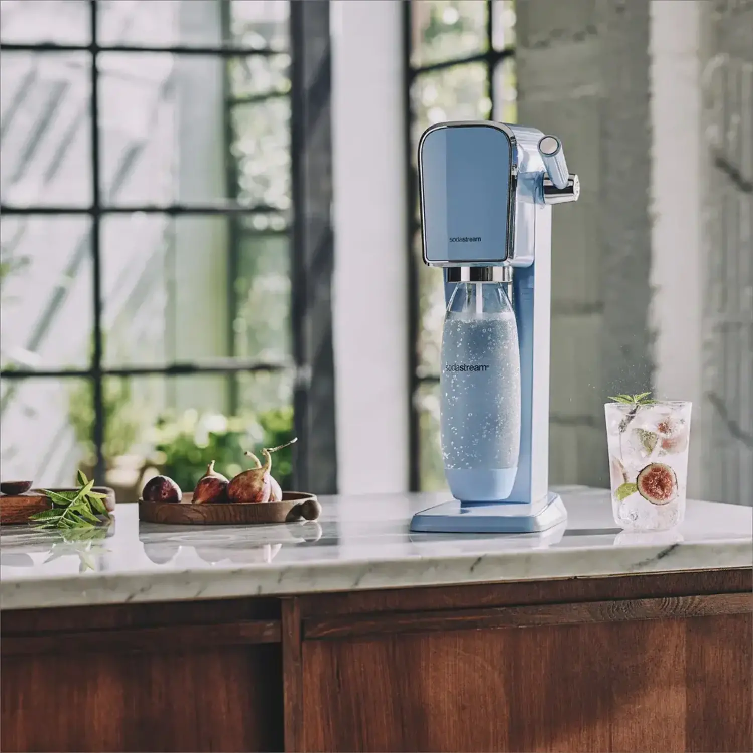 【美品】sodastream art SodaStream Art (Black) Sparkling Water Maker Bundle, with